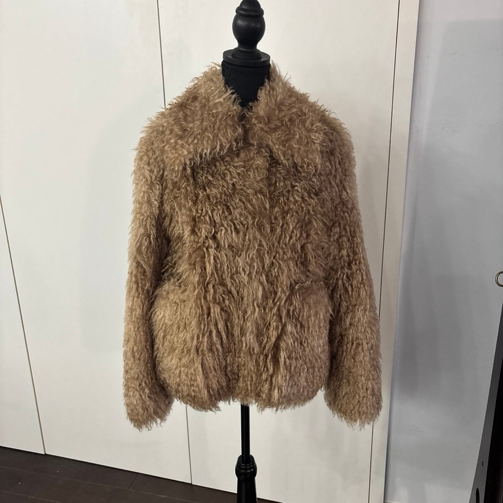 Burberry Lea camel mohair jacket